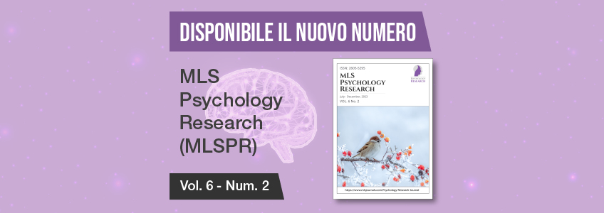 La rivista MLS Psychology Research annuncia una nuova pubblicazione patrocinata da FUNIBER